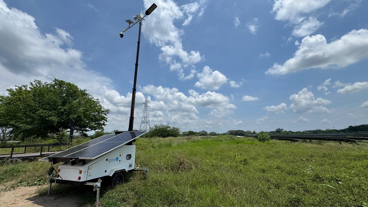 Seguridad perimetral para parques solares.